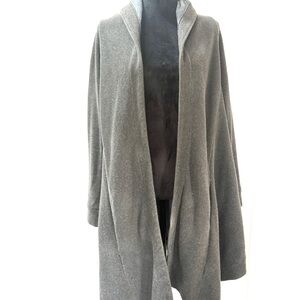 Cozy Gray Women's Cardigan with Pockets